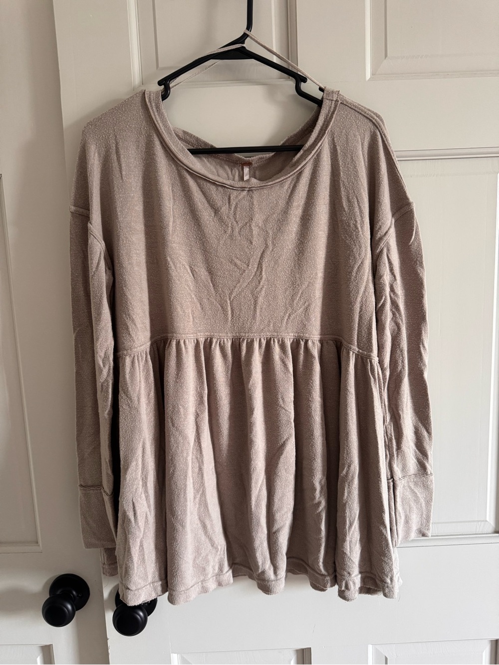 Free People Oversize peplum top S